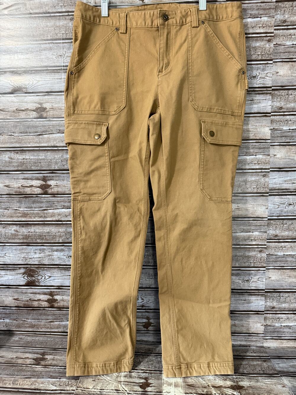 Duluth Khaki Pants 10 x 29 Curvesetter Pants Cargo